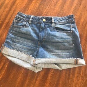 American Eagle High Waisted Jean Shorts
